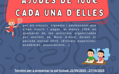 CONVOCATÒRIA 25 AJUDES, DECRET RECTIFICACIÓ D’ERRADES I RESOLUCIÓ DEFINITIVA