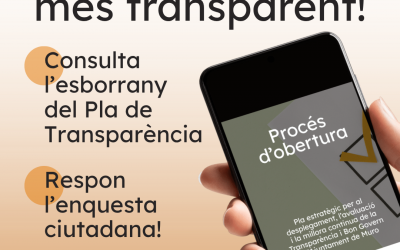 L’Ajuntament de Muro obri a la ciutadania l’esborrany del Pla Estratègic de Transparència