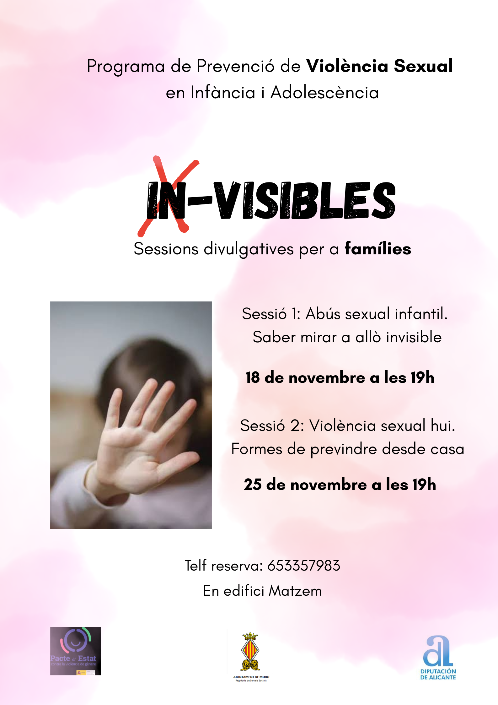 SESSIONS DIVULGATIVES PER A FAMÍLIES per a prevenció de la violència sexual en infància i adolescència