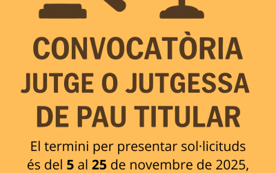Presenta’t a Jutgessa o Jutge de Pau a Muro