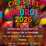 XX Concurs de la Desfilada dels Carnestoltes 2026