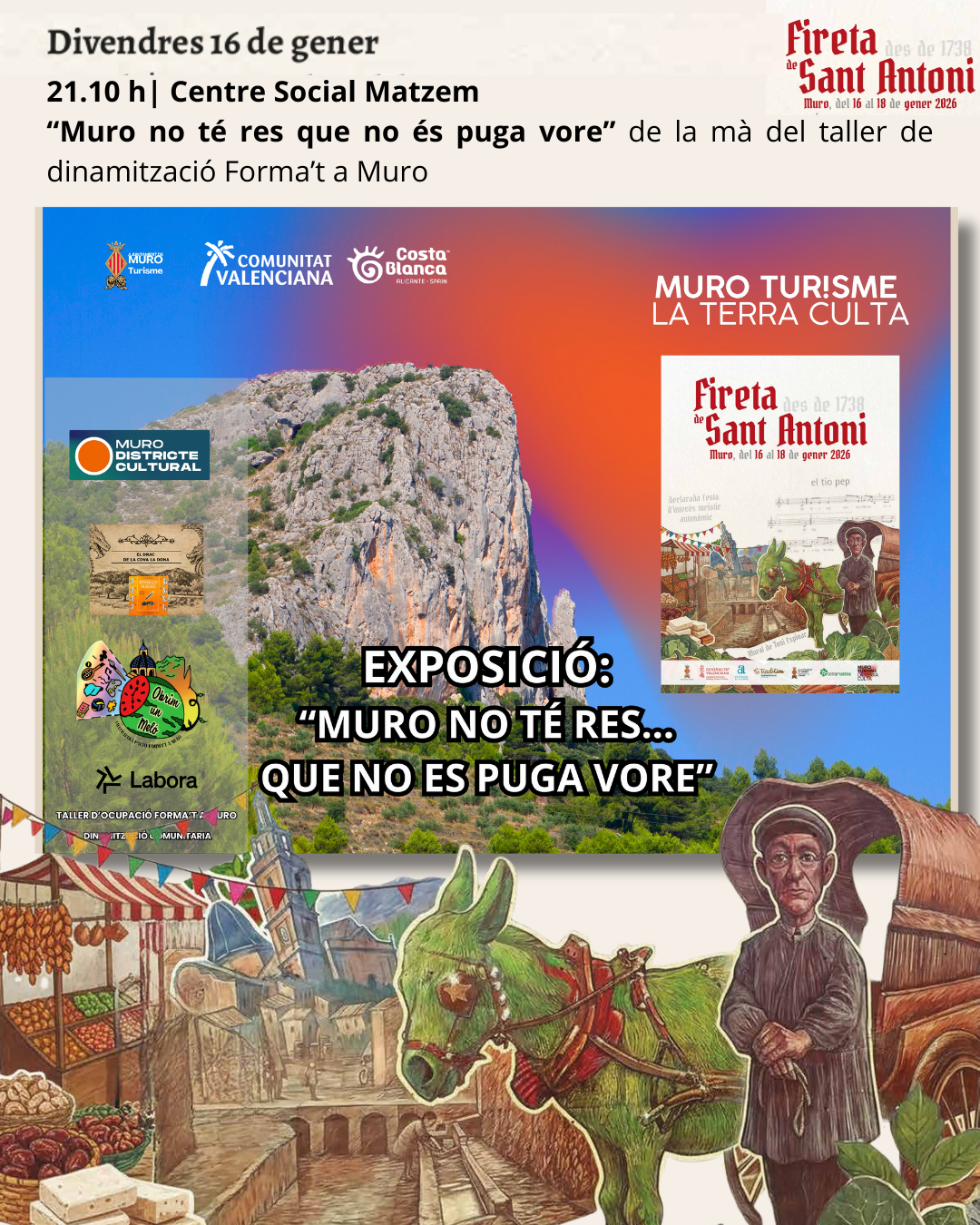 “Muro no té res que no és puga vore”