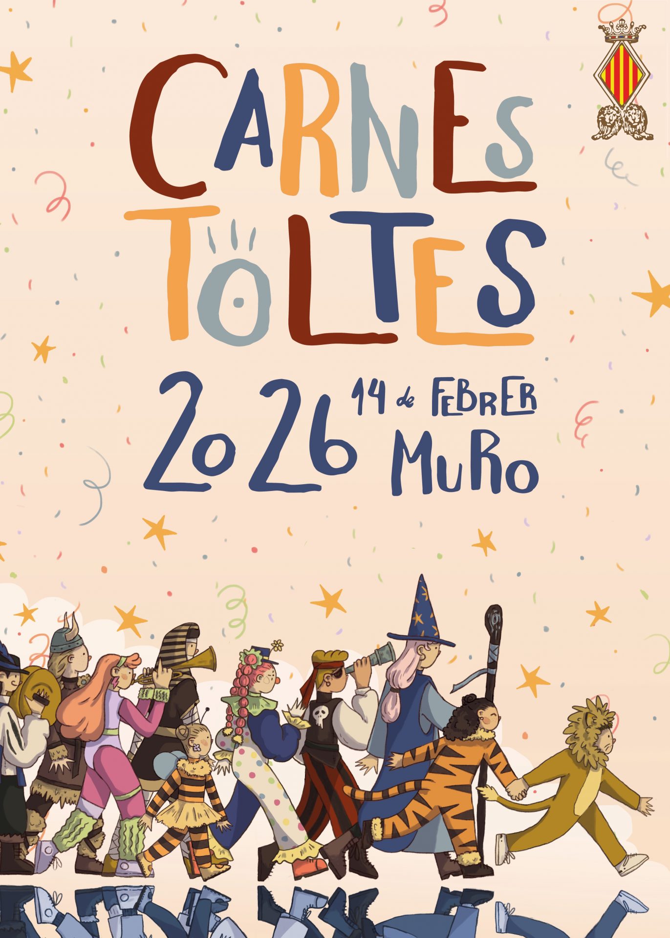 Muro se enciende de música y disfraces con el Carnaval