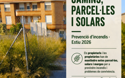 BAN municipal sobre la neteja de camins, parcel·les i solars