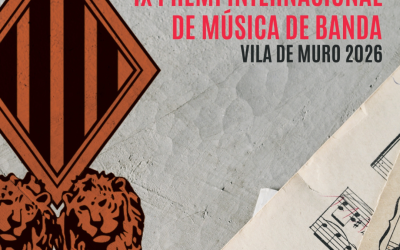 BASES: IX Premi Internacional de Composició de Música per a Banda Vila de Muro 2026