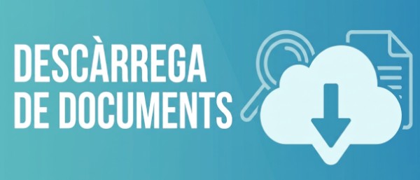 Banner Descàrrega de documents